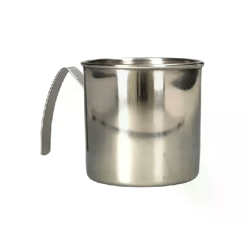 Bricco Cilindrico in acciaio inox Cm 9