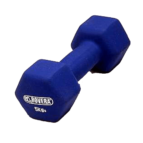 Nessun Brand No Brand Manubrio in ghisa gommato 5kg Rovera Peso ric neoprene 5kg