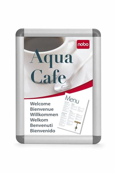 Nobo Bacheca Nobo Alluminio polipropilene Nobo Cornici a Scatto da Parete