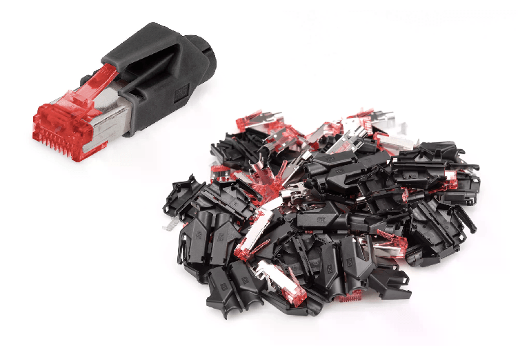 Digitus Connettore di interfaccia modulare CAT6 RJ45, HIROSE TM 21 - 10 pezzi
