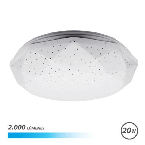 Il soffitto di Elbat Neptuno applique LED 20W 2000lm - 6500K Luce fredda - diametro 28 cm