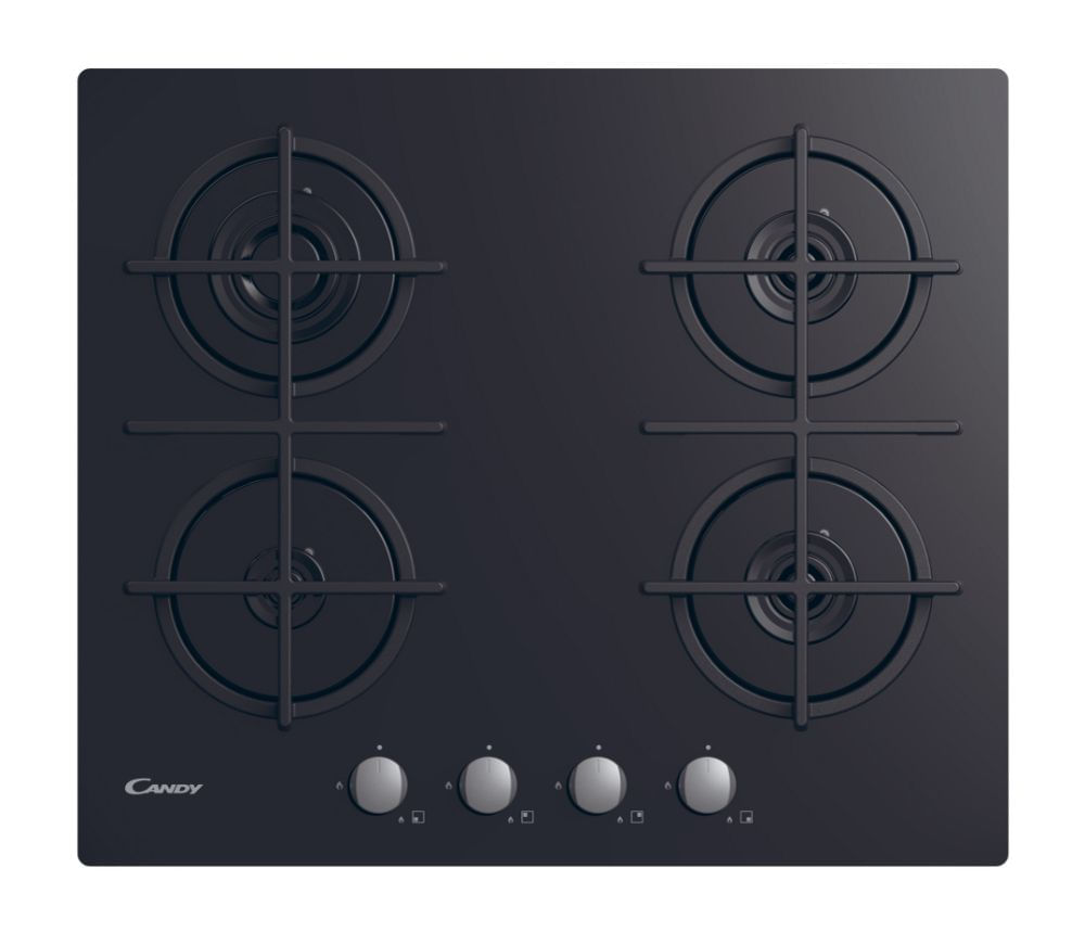 Candy CVG6B Nero Da incasso 59 cm Gas 4 Fornello(i)