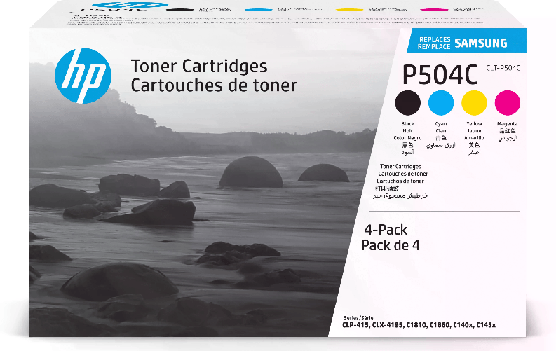 Samsung ORIGINALE Samsung Multipack nero / ciano / magenta / giallo CLT-P504C SU400A Rainbow Kit 4 toner: CLT Samsung ORIGINALE Samsung Multipack ner