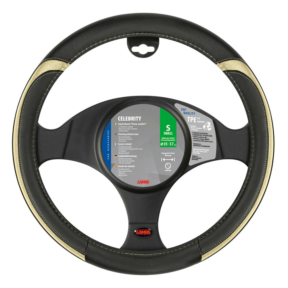 Lampa Celebrity, coprivolante in Skeentex - S - Ø 35/37 cm - Oro Lampa 32976 rivestimento interno e accessorio per veicoli