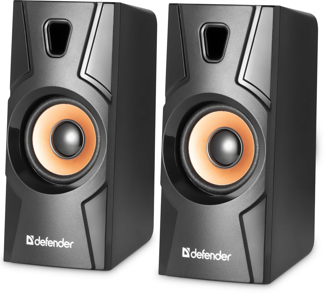 Defender Sistema di altoparlanti 2.0 Defender Aurora S8 nero 8W alimentato da USB Defender Aurora S8 Nero Cablato 8 W