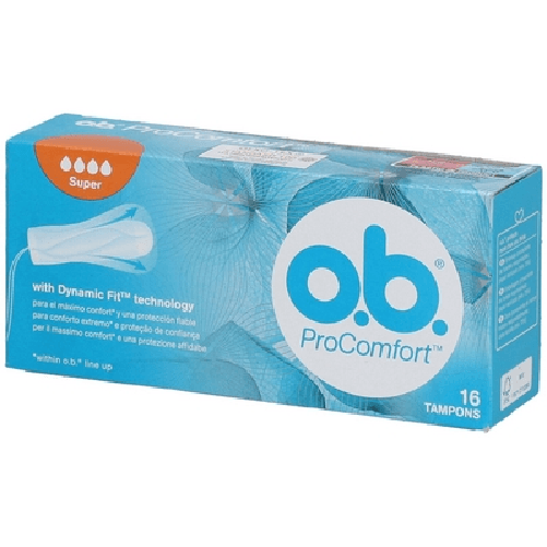 Jhonson & Jhonson S.p.a. o.b. ProComfort Super Assorbente interno 16 pz o.b. ProComfort Super Assorbente interno 16 pz