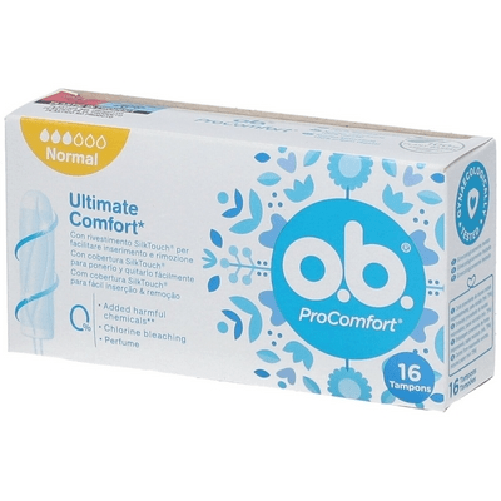 Jhonson & Jhonson S.p.a. o.b. ProComfort Normal Assorbente interno 16 pz o.b. ProComfort Normal Assorbente interno 16 pz