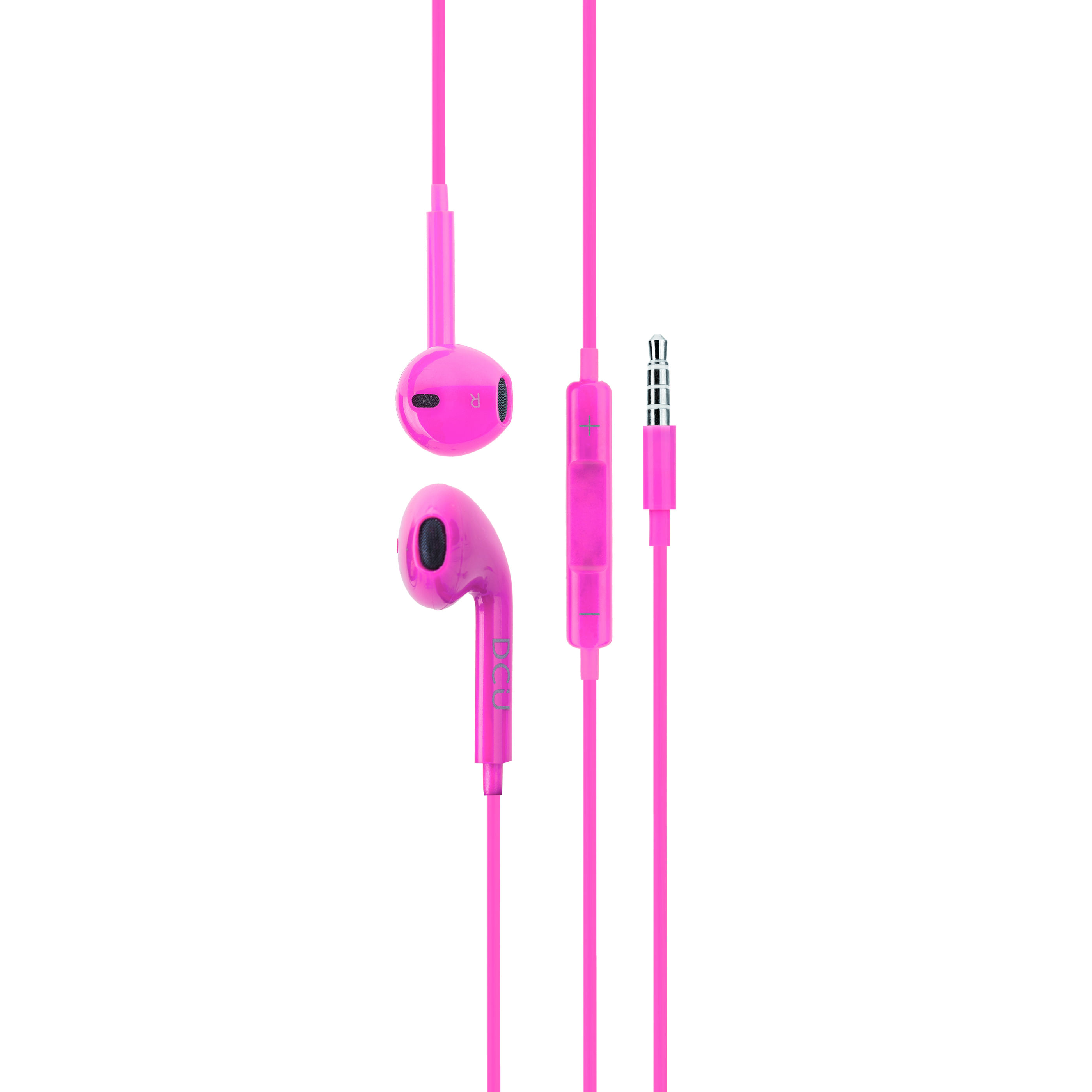 Dcu tecnologic DCU Advance Tecnologic 34151002 cuffia e auricolare Cuffie Cablato A clip Musica e Chiamate Rosa DCU Advance Tecnologic 34151002 cuffia