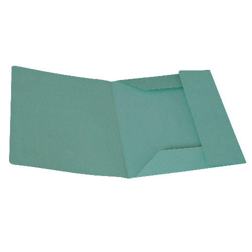 CART. GARDA 50 CARTELLINE 3 LEMBI VERDE S/STAMPA 200GR