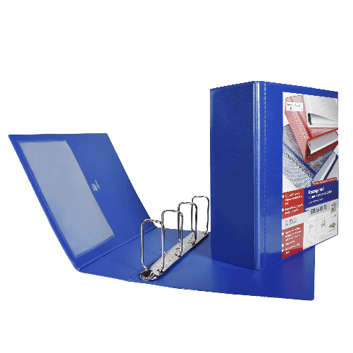 SEI ROTA Raccoglitore STELVIO TI 65 A4 4Q 22x30cm blu personalizzabile SEI ROTA SEI Rota Stelvio TI raccoglitore ad anelli A4 Blu