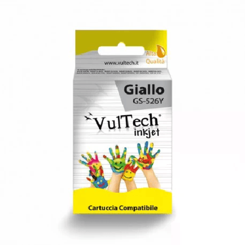 Vultech Compatibile Cartuccia Canon PGI-526Y Giallo CLI-526Y Vultech GS-526Y cartuccia d'inchiostro Giallo