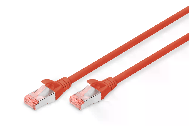 Digitus Cavo Rete S-Ftp Cat.6 Doppia Schermatura Ls0H Colore Rosso Mt. 5 Digitus Cavo patch CAT 6 S/FTP