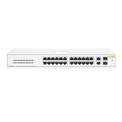 HPE Aruba Networking Aruba Instant On 1430 26G 2SFP Non gestito L2 Gigabit Ethernet (10/100/1000) 1U