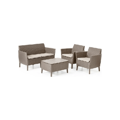 Keter Salemo Lounge Set Cappuccino