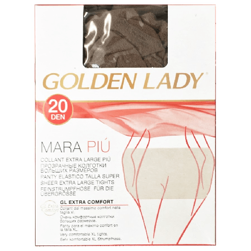 Golden Lady Collant extralarge Mara 20 Den castoro