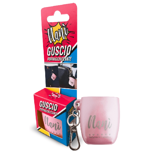Nani Igienizzante Mani Custodia Portachiavi Rosa