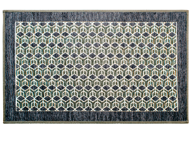 Crazystock Selected Tappeto Trama In Tessuto Jaquard In Ciniglia Di Poliestere Con Fondo In Gomma Naturale Cm 50X80 Tappeto Trama In Tessuto Jaquard