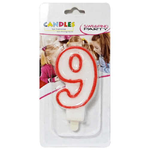 Candelina Compleanno N°9 Art.3198
