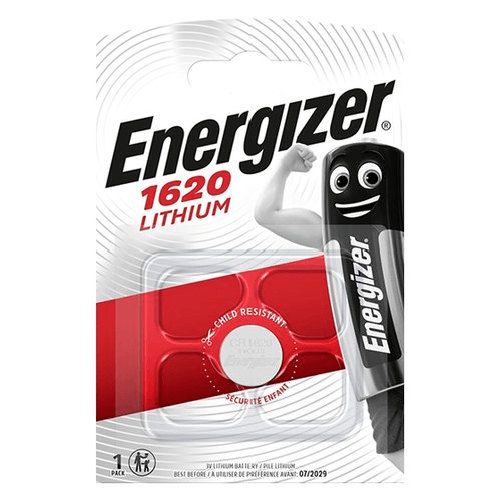 Energizer Batteria bottone al litio marca Energizer modello CR1620 Energizer CR1620 Batteria monouso Litio