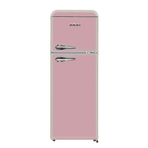 Frigorifero Vintage Rosa Doppia Porta Akai
