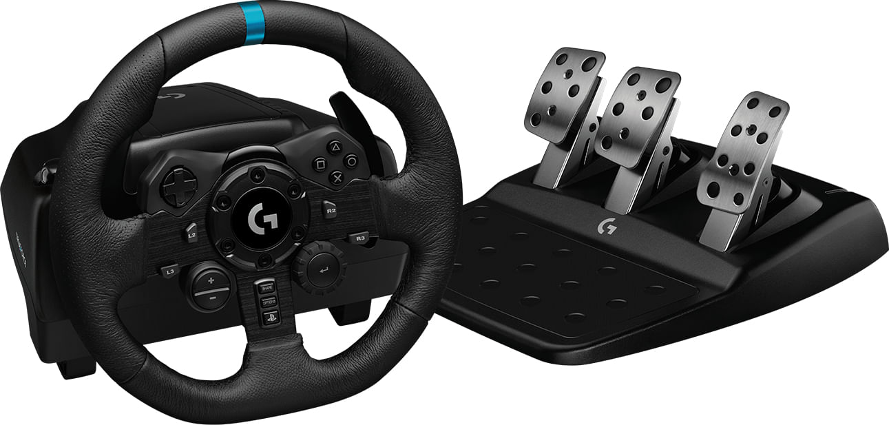 Logitech G G923 Nero USB 2.0 Sterzo + Pedali Analogico/Digitale PC, PlayStation 4, PlayStation 5