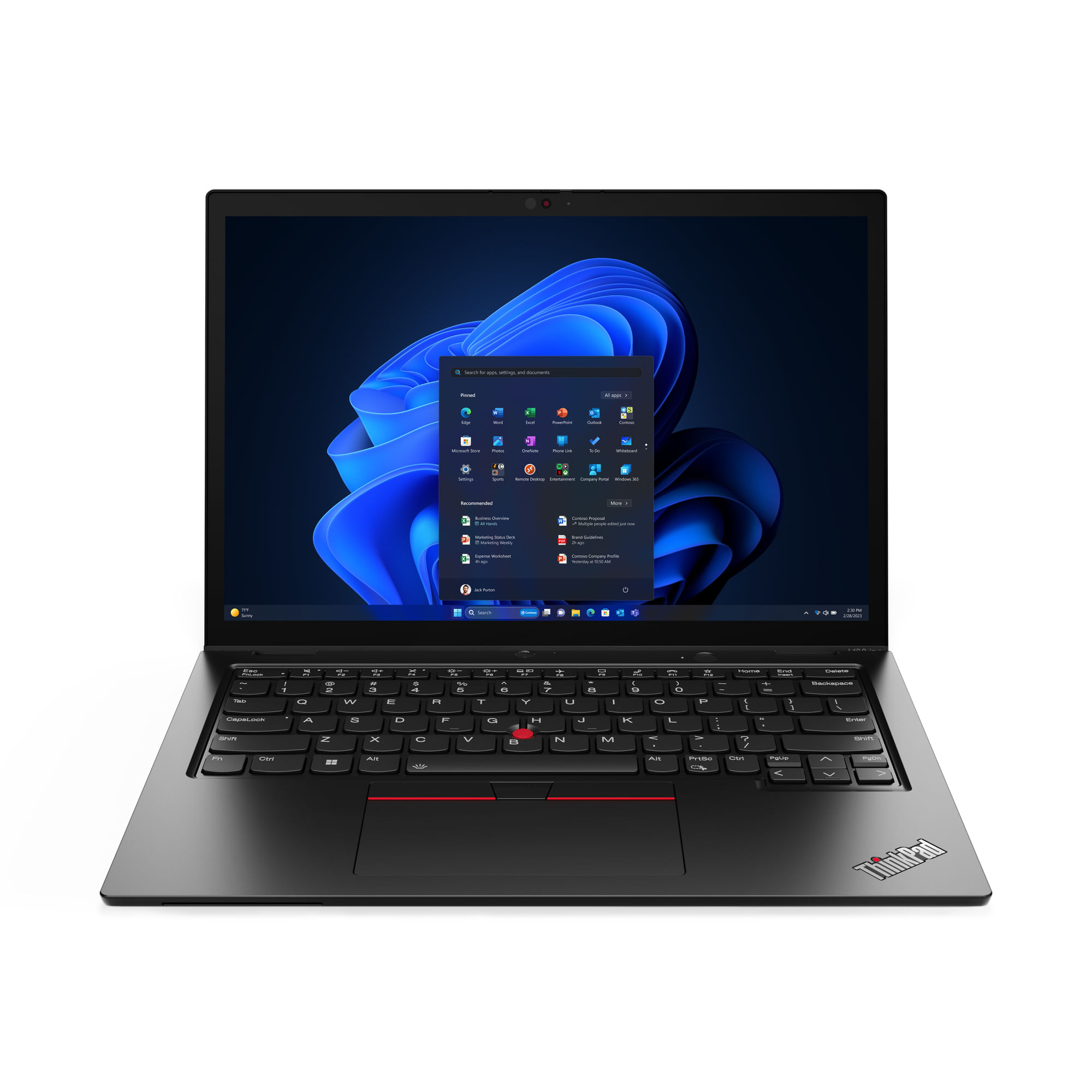 Lenovo ThinkPad L13 2-in-1 Intel Core Ultra 5 125U Ibrido (2 in 1) 33,8 cm (13.3") Touch screen WUXGA 16 GB LPDDR5-SDRAM 512 GB SSD Wi-Fi 6E (802.11ax