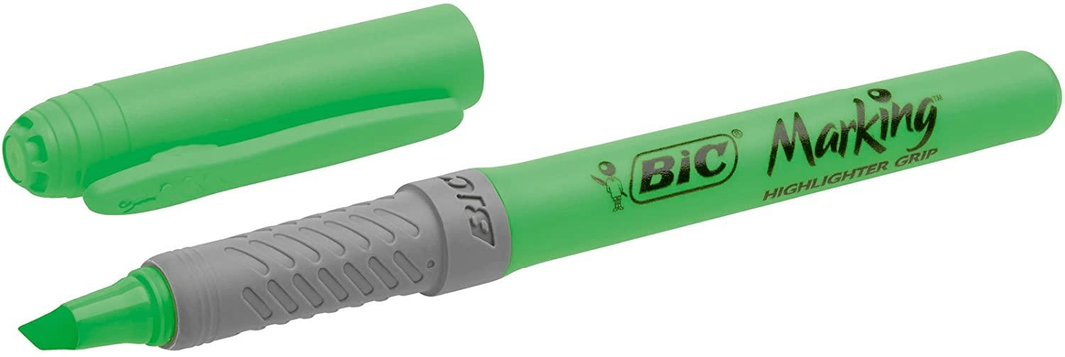 BIC ELIMPIO BIRIP CONTRUILE FLUORECENTE COMPLETO - Acqua basata su base - Punto smusso - Scatta compresa tra 1,60 e 3,30