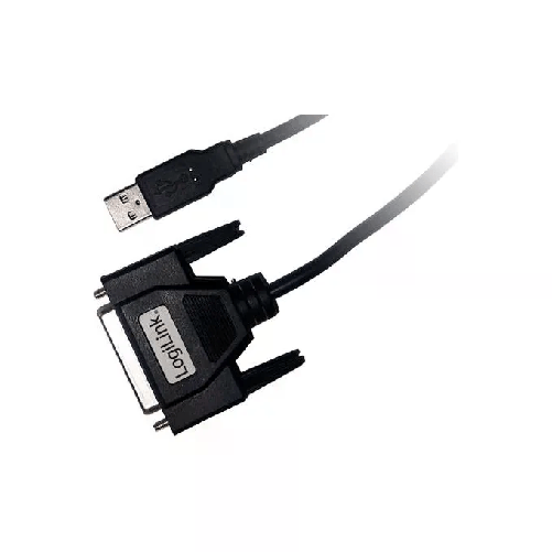 Link Cavo Adattatore Da Usb A - Connettori 25 Poli Per Stampante Parallela LogiLink UA0054A cavo parallelo Nero 1,8 m