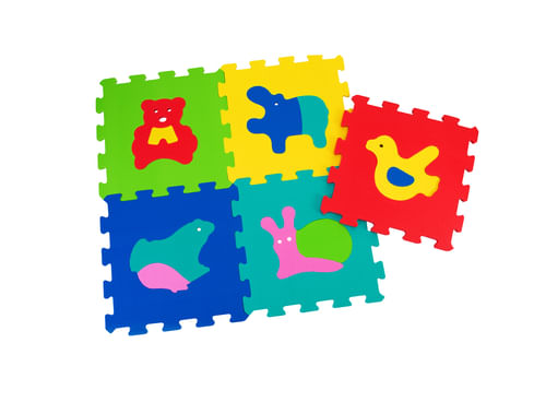 Globo MATTONELLE PUZZLE ANIMALI 5PZ GLOBO Mattonelle Multicolor