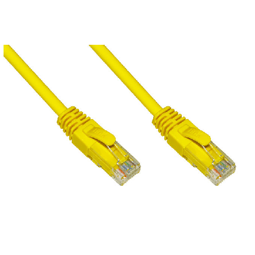 Link Cavo di Rete Categoria 6a Non Schermato Utp Awg24 Giallo Halogenfree 10mt