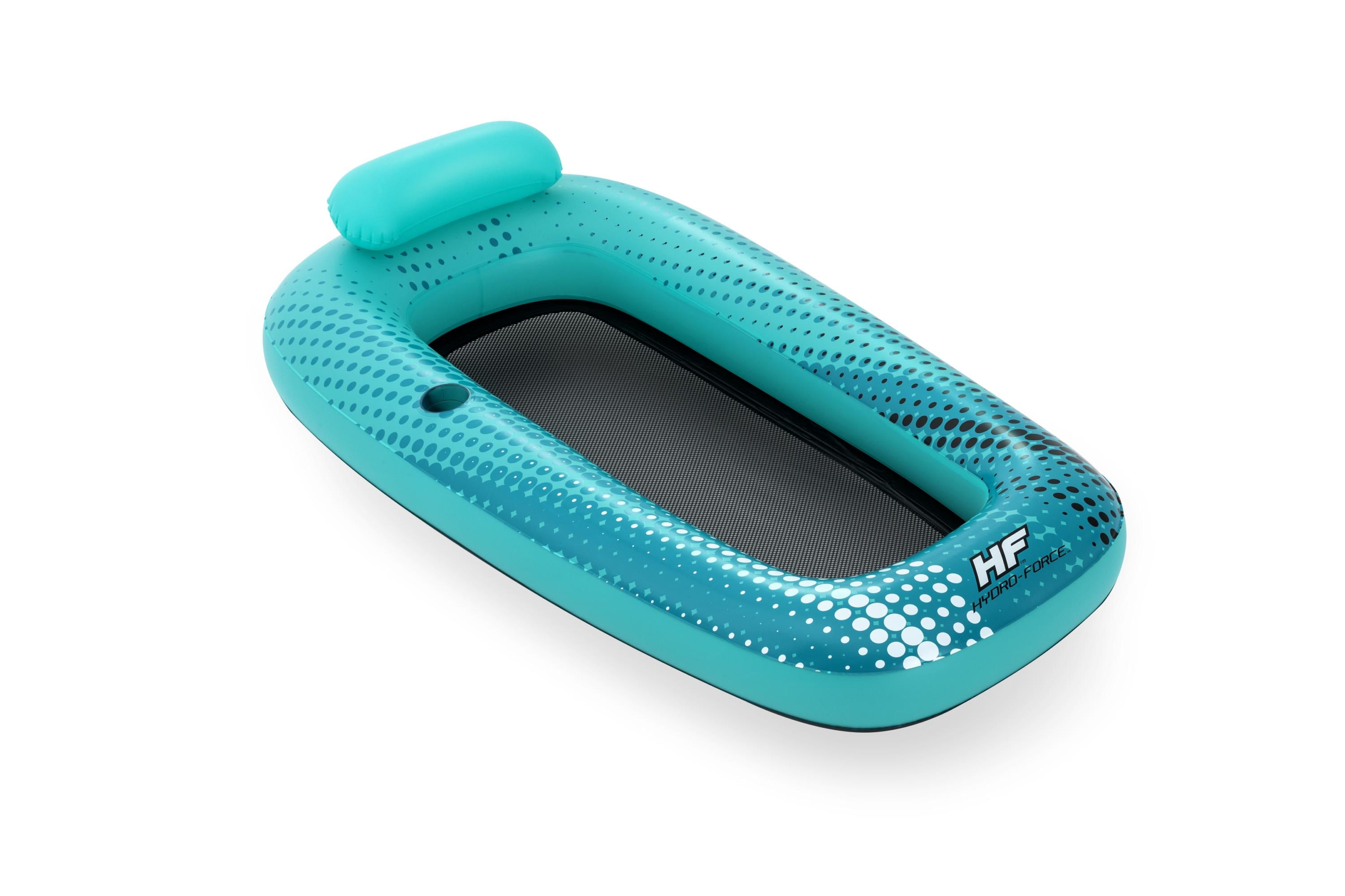 Bestway 43540 galleggiante da piscina e da spiaggia Nero, Verde Fantasia Sedia a sdraio galleggiante