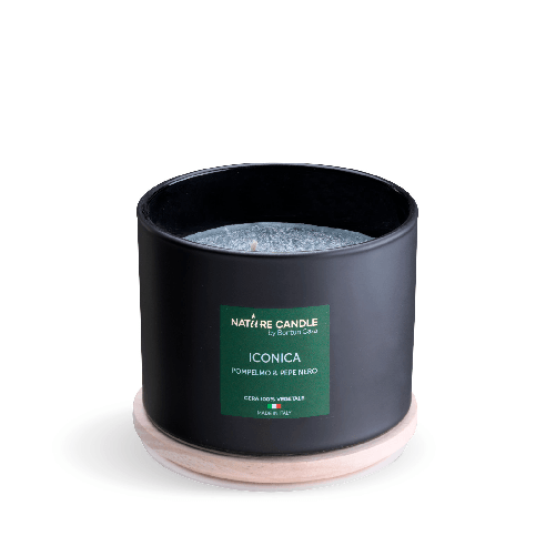 Nature Candle NATURE CANDLE LINEA ESSENZA - CANDELA 380g ICONICA - POMPELMO E PEPE NERO