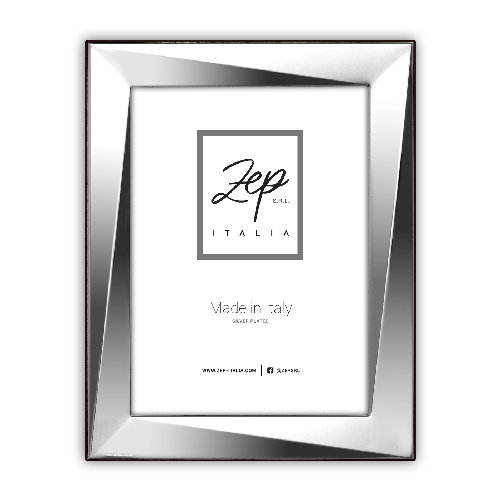 Zep s.r.l. CORNICE IN SILVER PLATED POSITANO 13x18 - MADE IN ITALY - B18753