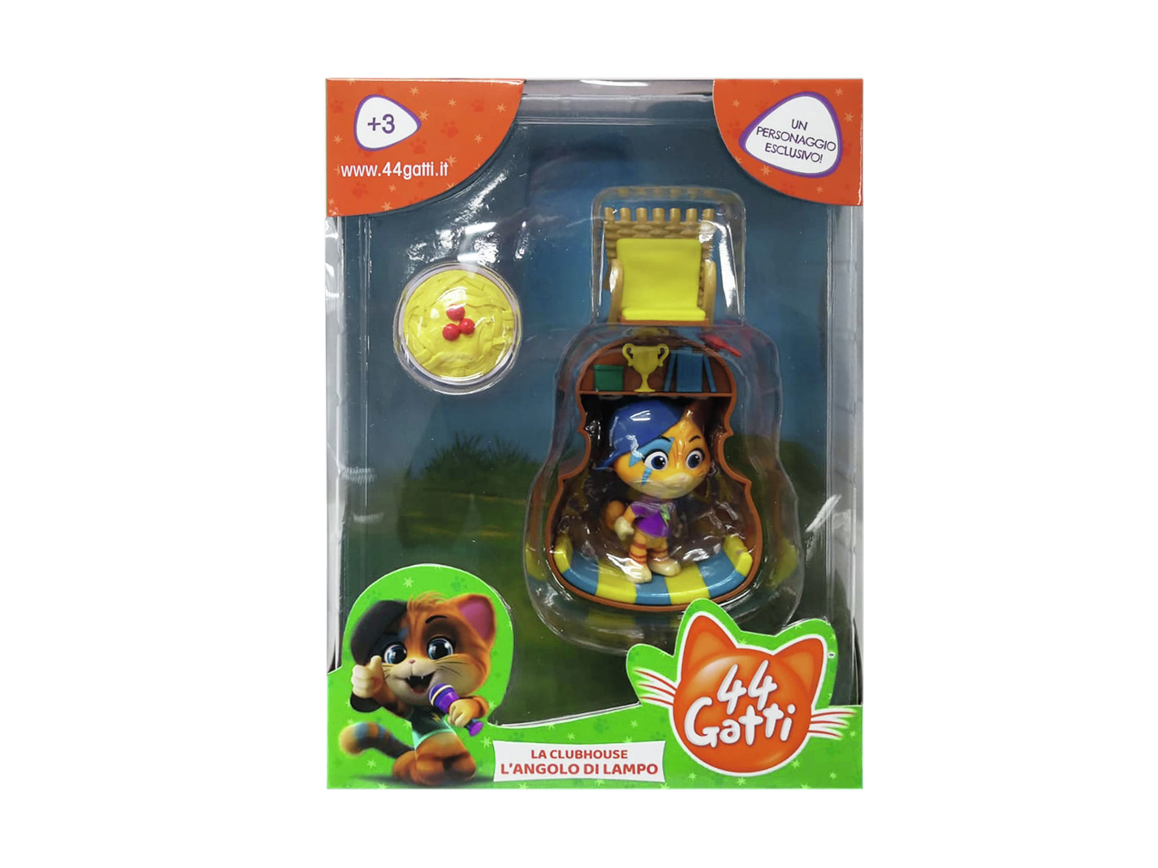 Simba LA CLUBHOUSE DEI 44 GATTI SOGG A SCELTA VENDITA UNITARIA Smoby 44 Gatti Playset con Personaggio cm.8, Assortito