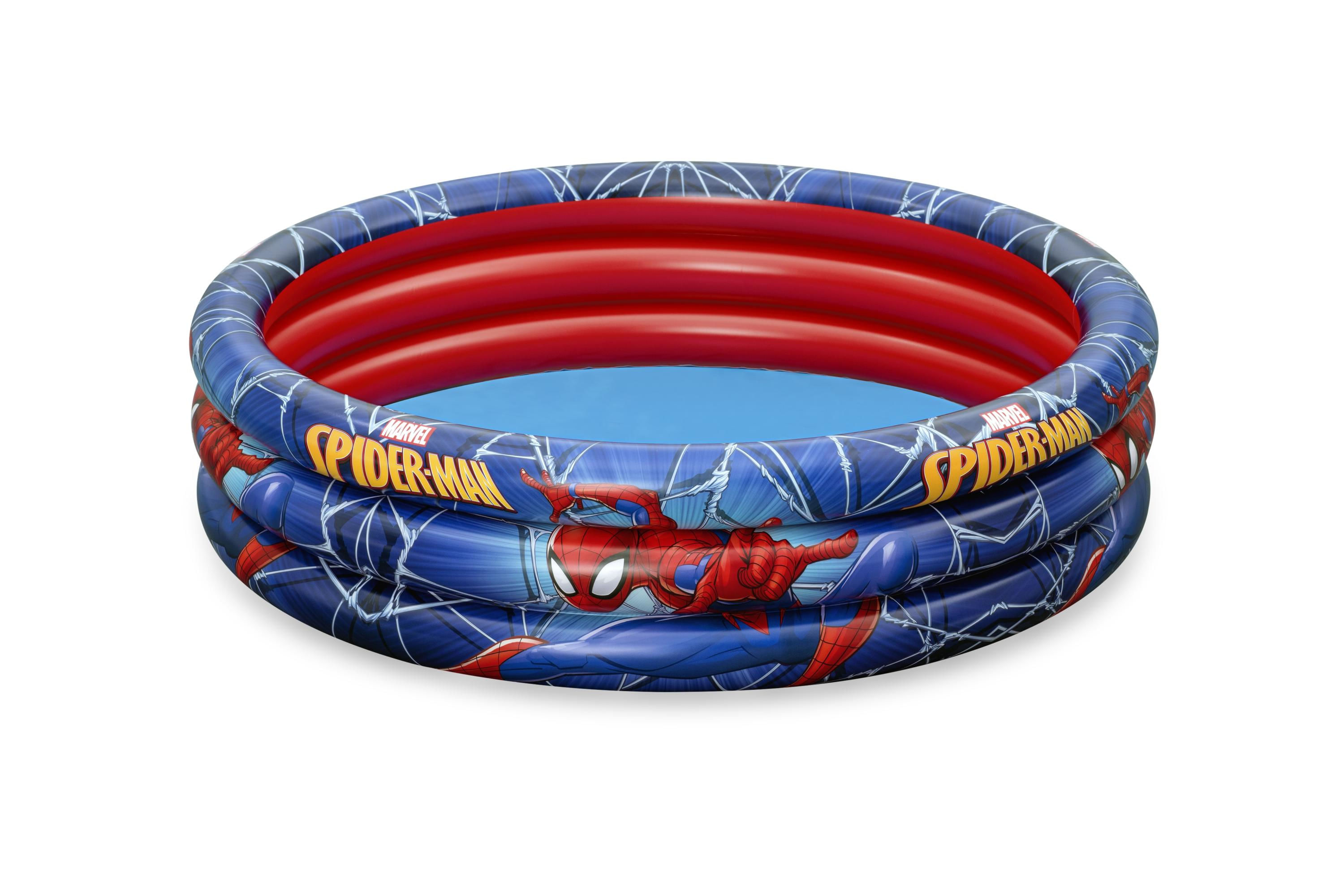 Bestway PISCINA 3 ANELLI SPIDERMAN 122*30 CM Bestway 98018 piscina per bambini