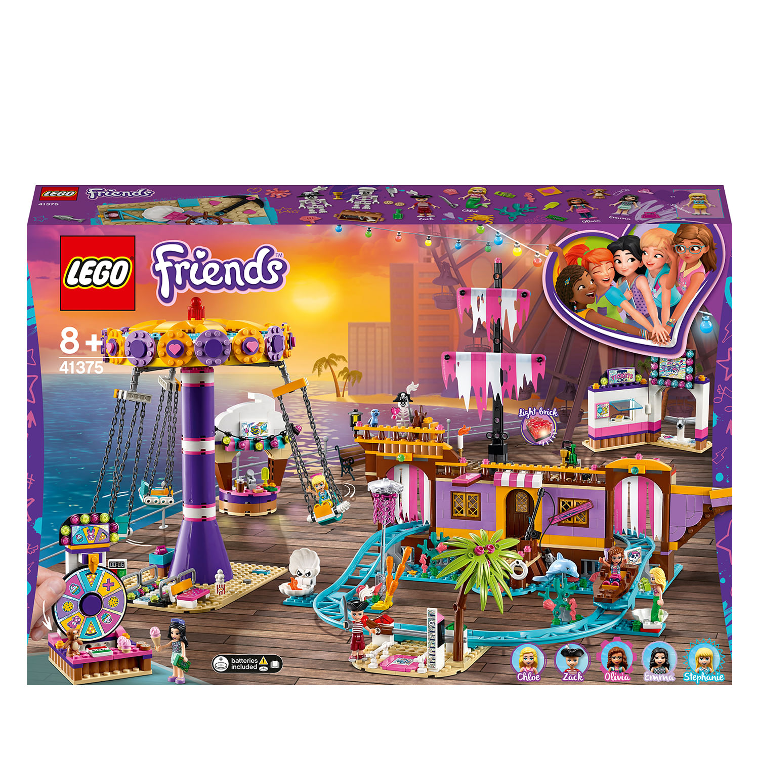 LEGO Friends Il molo dei divertimenti di Heartlake City - 41375