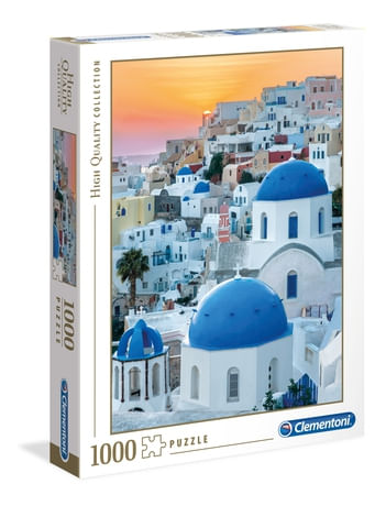 Clementoni Santorini Puzzle 1000 pz Città