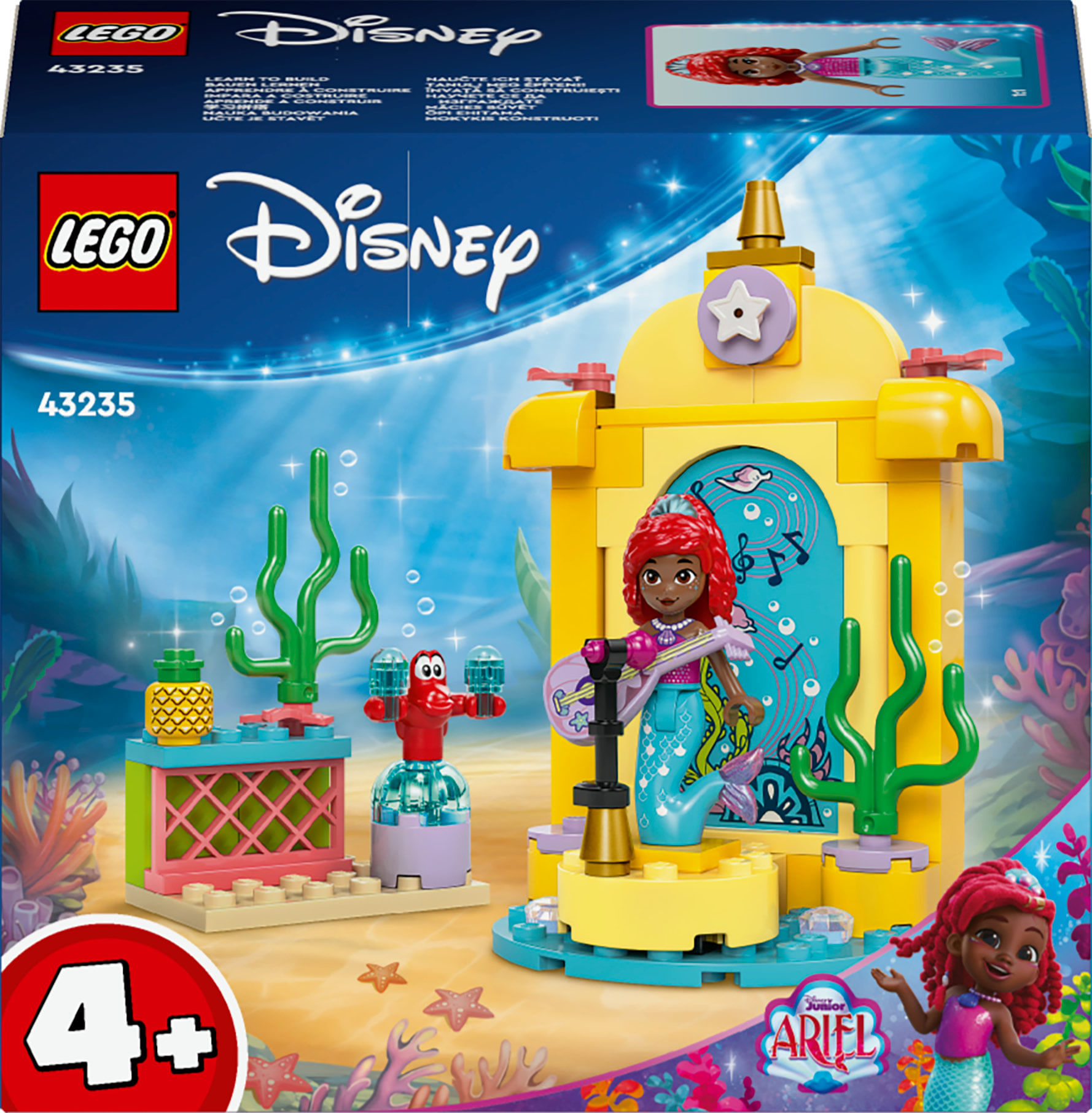 Lego 43235 LEGO DISNEY PRINCESS IL PALCOSCENICO MUSICALE DI ARIEL LEGO Il palcoscenico musicale di Ariel