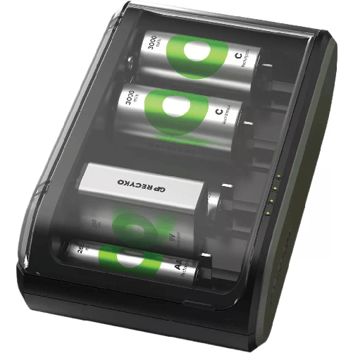 Caricabatterie Universale Nimh B631 Per Ricarica Contemporanea Di Batterie Ricaricabili 15V Mini Stilo Aaa Stilo Aa C Torcia D E 9V