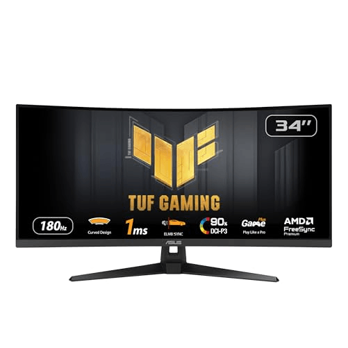 ASUS TUF Gaming VG34VQ3B Monitor PC 86,4 cm (34") 3440 x 1440 Pixel UltraWide Quad HD LED Nero