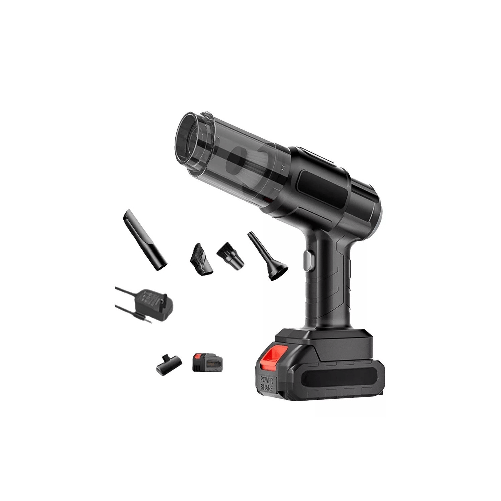 Trade Shop Traesio-aspirapolvere Aspirabriciole Portatile Senza Fili Doppia Batteria 24v 07640 -