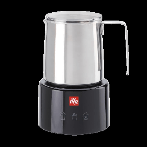 Illy Milk Frother Montalatte Elettrico Nero By Piero Lissoni Illy 23760 montalatte e scaldalatte Nero, Acciaio inox