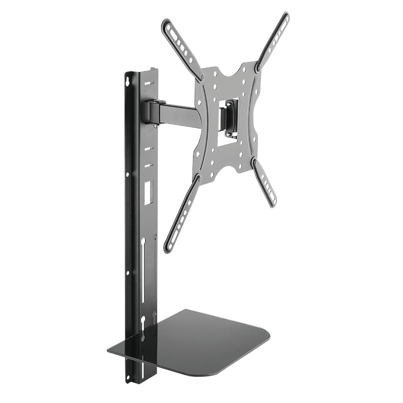 LogiLink BP0048 Supporto TV a parete 1397 cm (55) Nero Stainless steel LogiLink BP0048 Supporto TV a parete 139,7 cm (55") Nero, Acciaio inox
