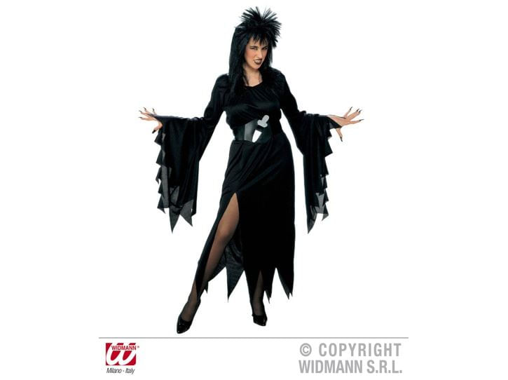 W WIDMANN MILANO Party Fashion WIDMANN 39162 COSTUME STREGA EVILINA M ECONOMICO #3916 WIDMANN Evilina (Vestito, Cintura Con Pugnale)