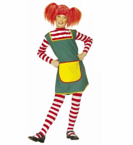 W WIDMANN MILANO Party Fashion WIDMANN 36077 COSTUME PIPPI CALZELUNGHE 8/10 CM 140 #3607 WIDMANN Naughty Girl (Vestito) (140 Cm / 8-10 Years)
