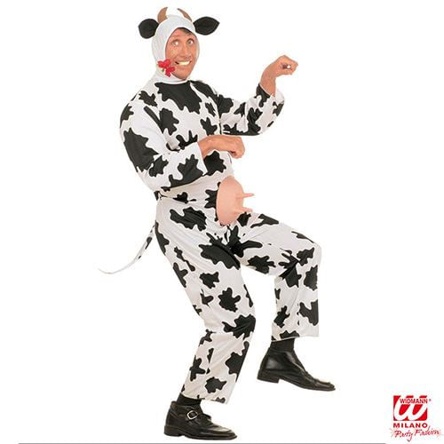 W WIDMANN MILANO Party Fashion WIDMANN Mucca Gaia (Costume Con Mammelle, Copricapo Con Corna) WIDMANN Mucca Gaia (Costume Con Mammelle, Copricapo Con