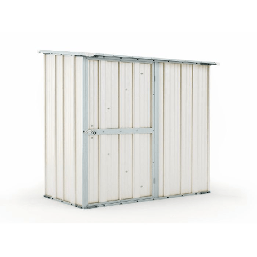 Box in acciaio 174x100cm x h 182cm - 43kg - 1,74mq casetta da giardino capanno - BIANCO