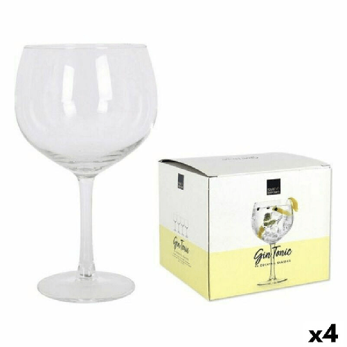 Set di Bicchieri da Gin Tonic Bohemia Crystal Cocktails Cristallo 4 Pezzi (4 Unità) (700 cc)