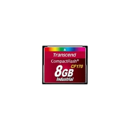 Transcend Compact Flash Industrial - 8GB COMPACT FLASCH CARD 8GB COMPACT FLASCH CARD Transcend CF170 8 GB CompactFlash MLC