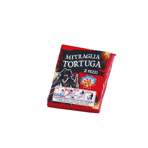 u. Borgonovo s.r.l. 0102A - MITRAGLIA TORTUGA BORGONOVO (1CFx2PZ) MASSA ATTIVA 2,4 gr CAT.EU F2
